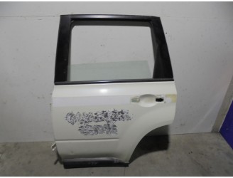 Recambio de puerta trasera izquierda para nissan x-trail (t31) le referencia OEM IAM H210AJG0MA BLANCA 5 PUERTAS