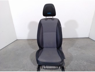Recambio de asiento delantero derecho para hyundai i20 ii (gb, ib) 1.2 referencia OEM IAM 4853609 TELA NEGRA Y GRIS, LINEAS AZUL