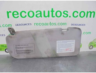 Replacement left sun visor for Hyundai Terracan (HP) 2.9 CRDi CAT OEM IAM reference 85225H1351QS 