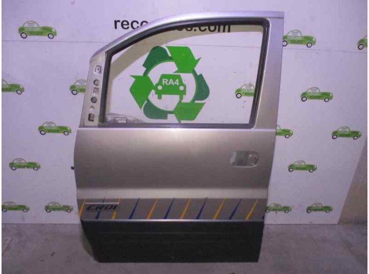 Recambio de puerta delantera izquierda para hyundai h 1 2.5 crdi cat referencia OEM IAM 760034A302 GRIS 4 PUERTAS