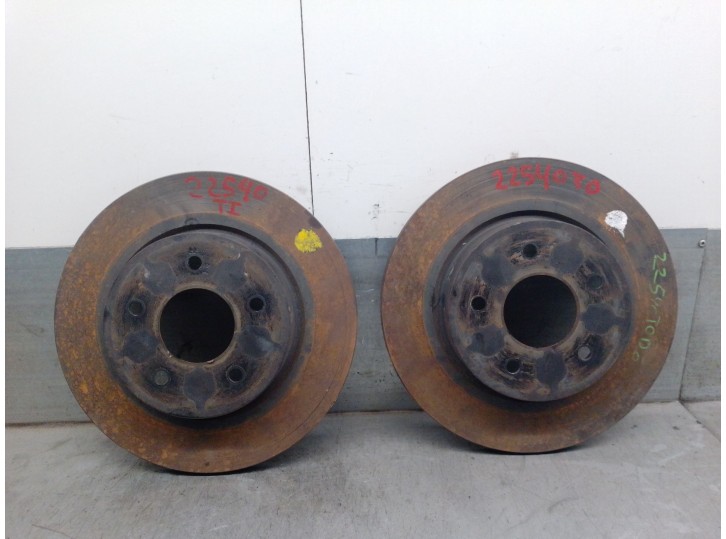 Recambio de disco freno trasero para nissan x-trail iii (t32_, t32r, t32rr) 1.6 dci all mode 4x4-i (nt32) referencia OEM IAM 432