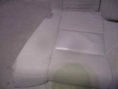 Recambio de asientos traseros para volvo c70 cabriolet 2.4 turbodiesel referencia OEM IAM CUERO GRIS 2 PUERTAS