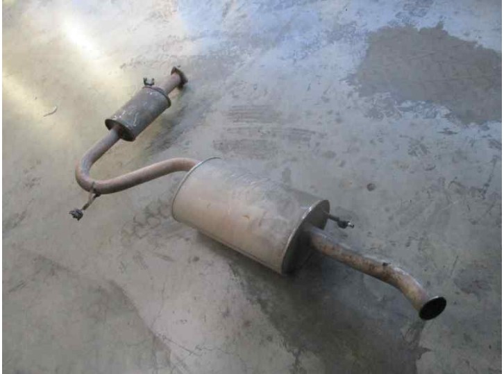 Recambio de tubo escape trasero para peugeot boxer caja abierta (rs3700)(330/350)(´02) 2.8 hdi referencia OEM IAM 