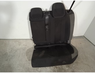 Recambio de asientos trasero izquierdo para peugeot 308 sw 1.2 12v e-thp referencia OEM IAM 4447581 TELA NEGRA Y GRIS 5 PUERTAS