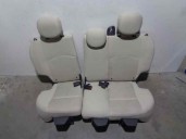Recambio de asientos traseros para nissan micra (k13) 1.2 cat referencia OEM IAM TELA BEIGE CLARO 5 PUERTAS