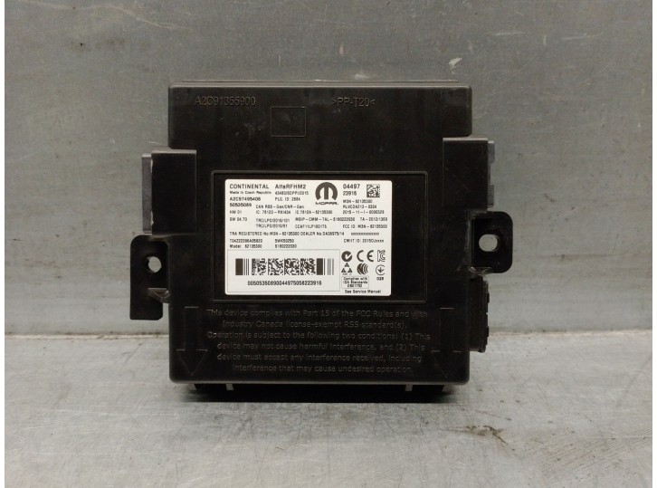 Recambio de modulo electronico para alfa romeo giulia (952) 2.2 jtdm cat referencia OEM IAM 50535089 A2C97495406 CONTINENTAL