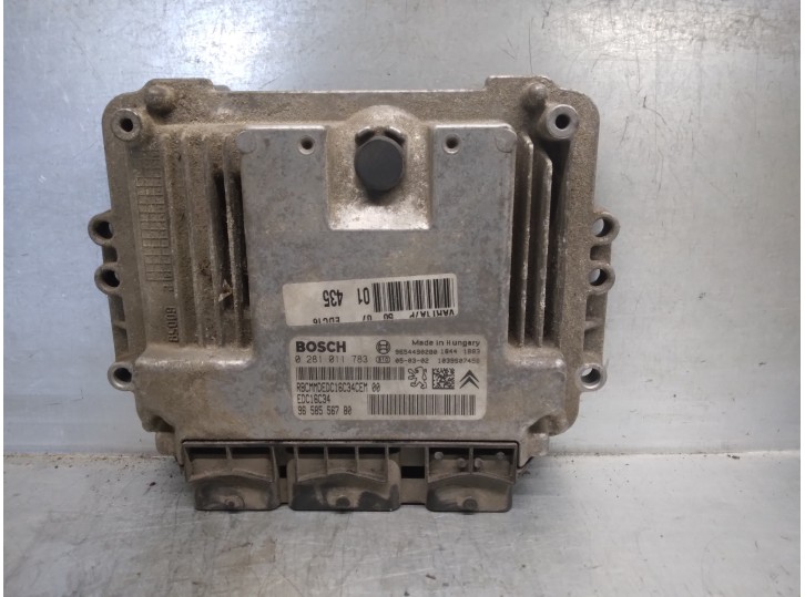 Recambio de centralita motor uce para peugeot 206 berlina 1.4 hdi referencia OEM IAM 9658556780 0281011783 BOSH