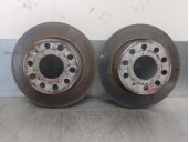 Recambio de disco freno trasero para volkswagen golf vi (5k1) 1.6 tdi dpf referencia OEM IAM 1K0615601AB  