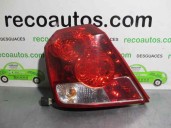 Replacement rear left tail light for Chevrolet Kalos 1.4 CAT OEM IAM reference 96540268 3 DOORS