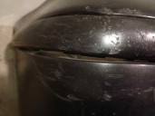 Recambio de paragolpes trasero para volkswagen polo berlina (6n2) 1.4 tdi referencia OEM IAM NEGRO 3 PUERTAS