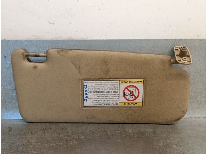 Recambio de parasol izquierdo para ssangyong rodius 2.7 turbodiesel cat referencia OEM IAM 7613021301EAJ 7613021301EAJ 