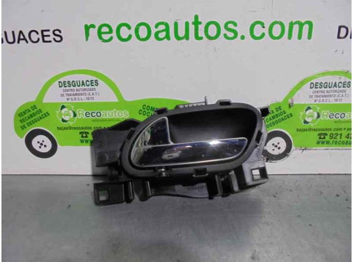 Recambio de maneta interior trasera izquierda para peugeot 5008 1.6 blue-hdi fap referencia OEM IAM 9683446877 