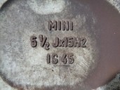 Recambio de llanta para mini r56 16v diesel cat referencia OEM IAM 6769404 R1551/2JX15H2IS45 ALUMINIO 5P