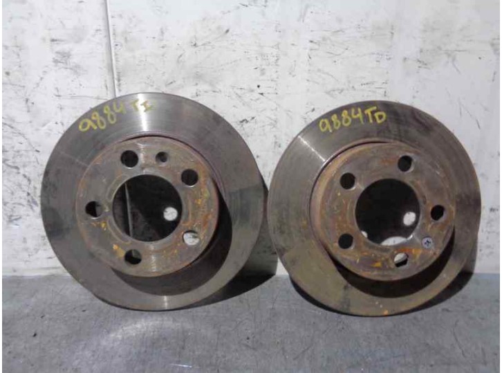 Replacement front brake disc for Opel Corsa B 1.7 diesel OEM IAM reference 