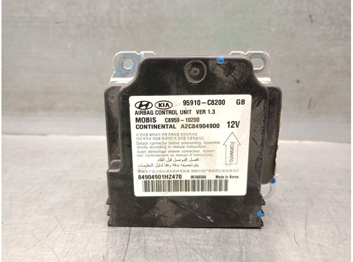 Recambio de centralita airbag para hyundai i20 ii (gb, ib) 1.2 referencia OEM IAM 95910C8200  A2C84904900 CONTINENTAL