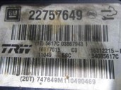 Recambio de abs para opel insignia berlina 2.0 cdti cat referencia OEM IAM 22757649 54085617C TRW