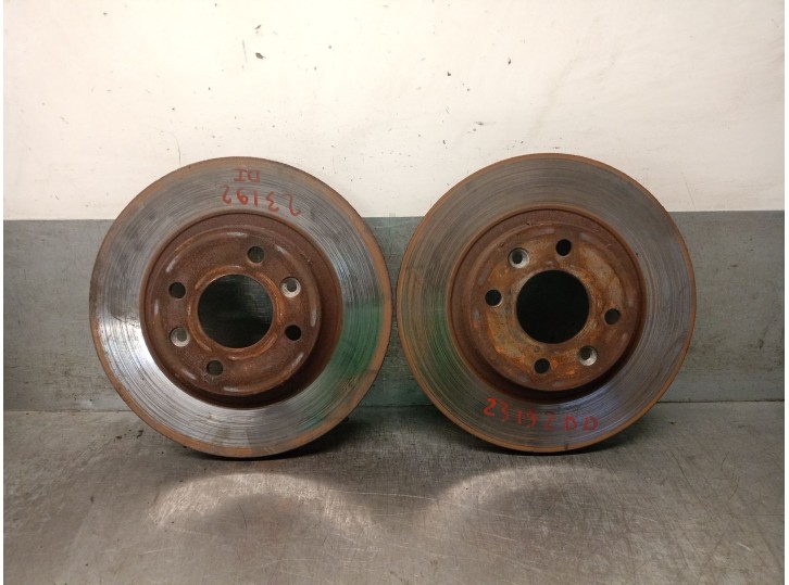 Recambio de disco freno delantero para renault clio ii (bb_, cb_) 1.2 16v (bb05, bb0w, bb11, bb27, bb2t, bb2u, bb2v, cb05,... re