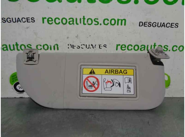Recambio de parasol derecho para citroën c-elysée exclusive referencia OEM IAM 98000905BJ 