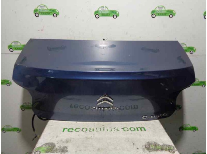 Recambio de porton trasero para citroën c-elysée exclusive referencia OEM IAM AZUL 4 PUERTAS
