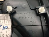 Recambio de guarnecido puerta delantera derecha para lexus ct (zwa10_) 200h (zwa10_) referencia OEM IAM 676107615027 67610761502