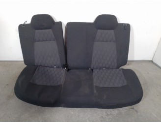 Recambio de asientos traseros para citroën c-elysée exclusive referencia OEM IAM 4856153 TELA NEGRA Y GRIS 4 PUERTAS