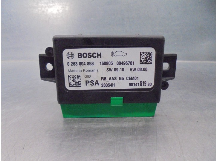 Recambio de modulo electronico para citroën c-elysée exclusive referencia OEM IAM 9814151980 0263004853 BOSCH