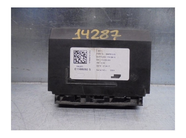 Recambio de modulo electronico para mini f60 countryman 16v referencia OEM IAM 64116997612 E1166092S VALEO