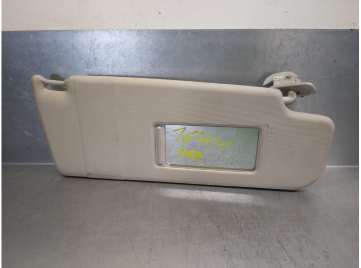 Recambio de parasol derecho para skoda superb (3u4) 2.0 tdi dpf referencia OEM IAM 3B0857552AM2F  