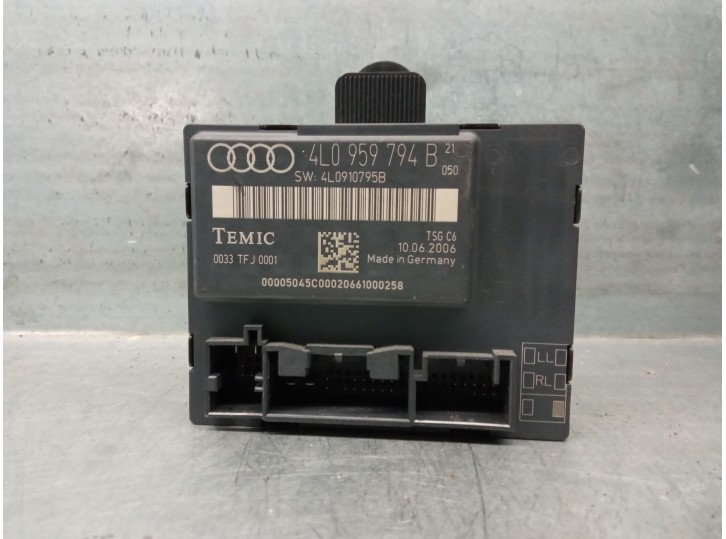 Recambio de centralita cierre para audi q7 (4lb) 3.0 tdi quattro referencia OEM IAM 4L0959794B 0033TFJ0001 TEMIC