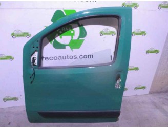 Recambio de puerta delantera izquierda para peugeot bipper 1.4 hdi referencia OEM IAM 9002AT VERDE 5 PUERTAS
