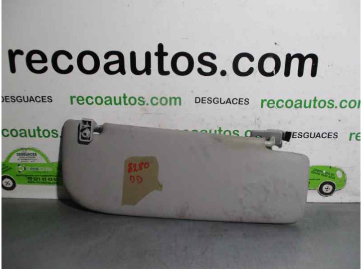 Recambio de parasol derecho para peugeot bipper 1.4 hdi referencia OEM IAM 2219273 