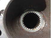 Replacement front right stub axle for BMW X3 (E83) 2.0 Turbodiesel CAT OEM IAM reference 31213412020 