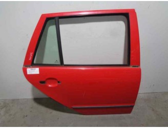Recambio de puerta trasera derecha para skoda fabia familiar (6y5) referencia OEM IAM 6Y9833052 ROJA 5 PUERTAS