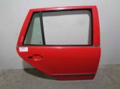 Recambio de puerta trasera derecha para skoda fabia familiar (6y5) referencia OEM IAM 6Y9833052 ROJA 5 PUERTAS