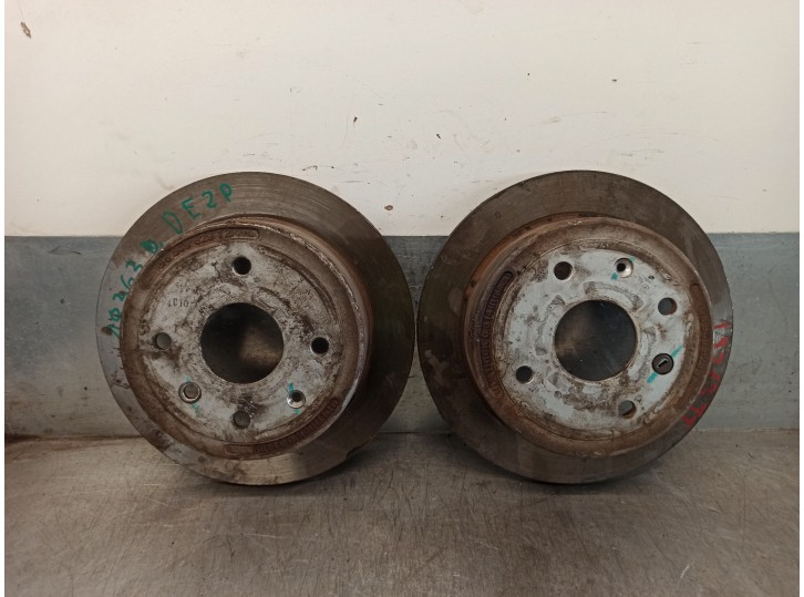Recambio de disco freno trasero para daewoo lacetti 1.4 cat referencia OEM IAM 96549630 