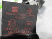 Recambio de cinturon seguridad trasero izquierdo para seat toledo (5p2) 1.9 tdi referencia OEM IAM 5P0857805B 