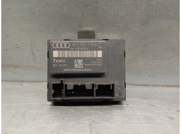 Recambio de centralita cierre para audi a6 berlina (4f2) 3.0 v6 24v tdi referencia OEM IAM 4F0959795A 0033TFK0001 TEMIC