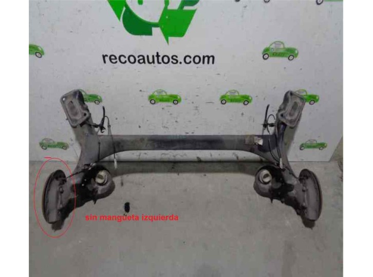 Recambio de puente trasero para peugeot 307 cc (s1) 2.0 referencia OEM IAM 5148S3 DISCOS 4 AGUJEROS BURRA 19