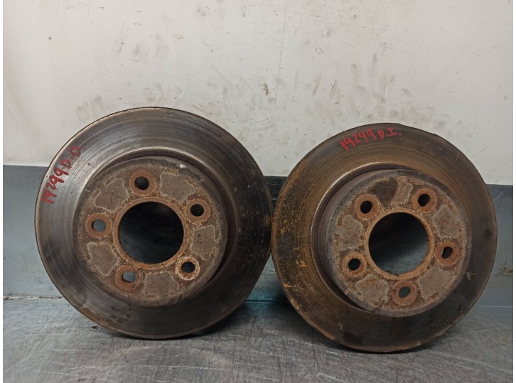 Recambio de disco freno delantero para chrysler jeep cherokee (kj) 2.8 crd cat referencia OEM IAM 