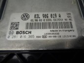 Recambio de centralita motor uce para seat exeo st (3r5)(2009>) 2.0 tdi referencia OEM IAM 03L906019A 0281016365 BOSCH