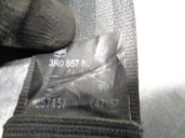 Replacement rear right seatbelt for Seat Exeo ST (3R5)(2009>) 2.0 TDI OEM IAM reference 3R0857805RAA 5 DOORS