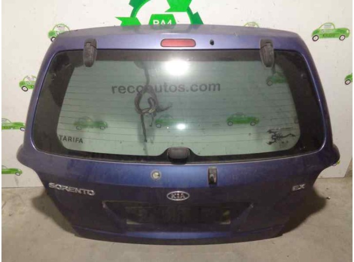 Recambio de porton trasero para kia sorento 2.5 crdi cat referencia OEM IAM 737003E100 AZUL 5 PUERTAS