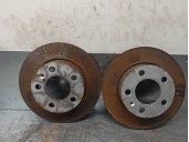 Replacement rear brake disc for Skoda Rapid 1.2 8V TSI OEM IAM reference 