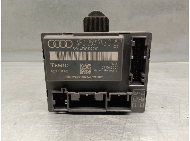 Recambio de centralita cierre para audi a6 berlina (4f2) 3.0 v6 24v tdi referencia OEM IAM 4F0959793C 0033TFK0001 TEMIC