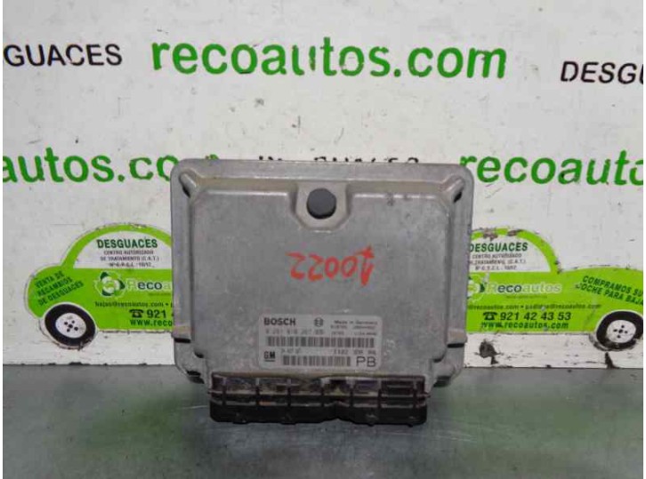 Recambio de centralita motor uce para opel astra g berlina 2.0 dti referencia OEM IAM 24417167 0281010267 BOSCH