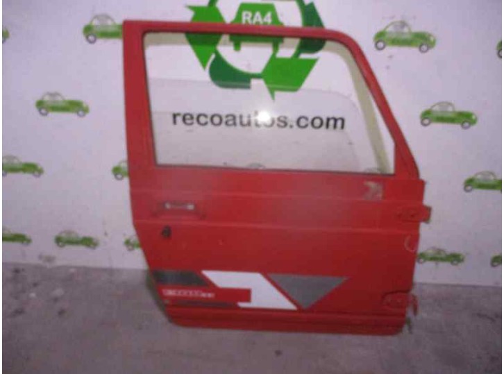 Replacement front right door for Suzuki Santana 1.3 47kW OEM IAM reference FADED RED 3 DOORS