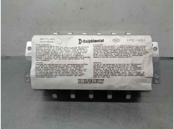 Recambio de airbag delantero derecho para renault clio grandtour 1.5 dci diesel cat referencia OEM IAM 8200788813 