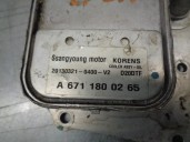 Recambio de enfriador aceite motor para ssangyong rodius xdi referencia OEM IAM A6711800265 6711800265 