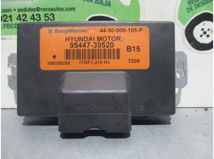 Replacement electronic module for Hyundai Santa Fe (BM) 2.2 CRDi CAT OEM IAM reference 9544739520 445000105P 