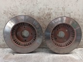 Replacement front brake disc for Mazda 323 sedan F/S (BJ) 1.6 F Active OEM IAM reference BJ1Y3325X 